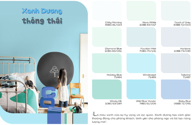 bang mau dulux easy clean thegioison4