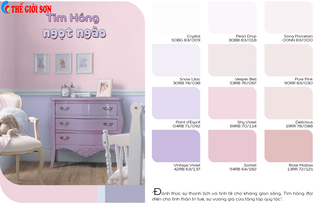 Bảng màu sơn Dulux nội ngoại thất 2024 bang mau dulux easy clean thegioison5