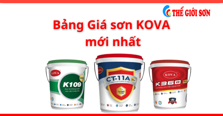 Bang gia son kova moi nhat